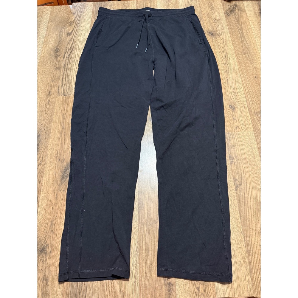 Tasc Performance Pants men's Size XL Black Sweatpants Tie Waist 43" Length